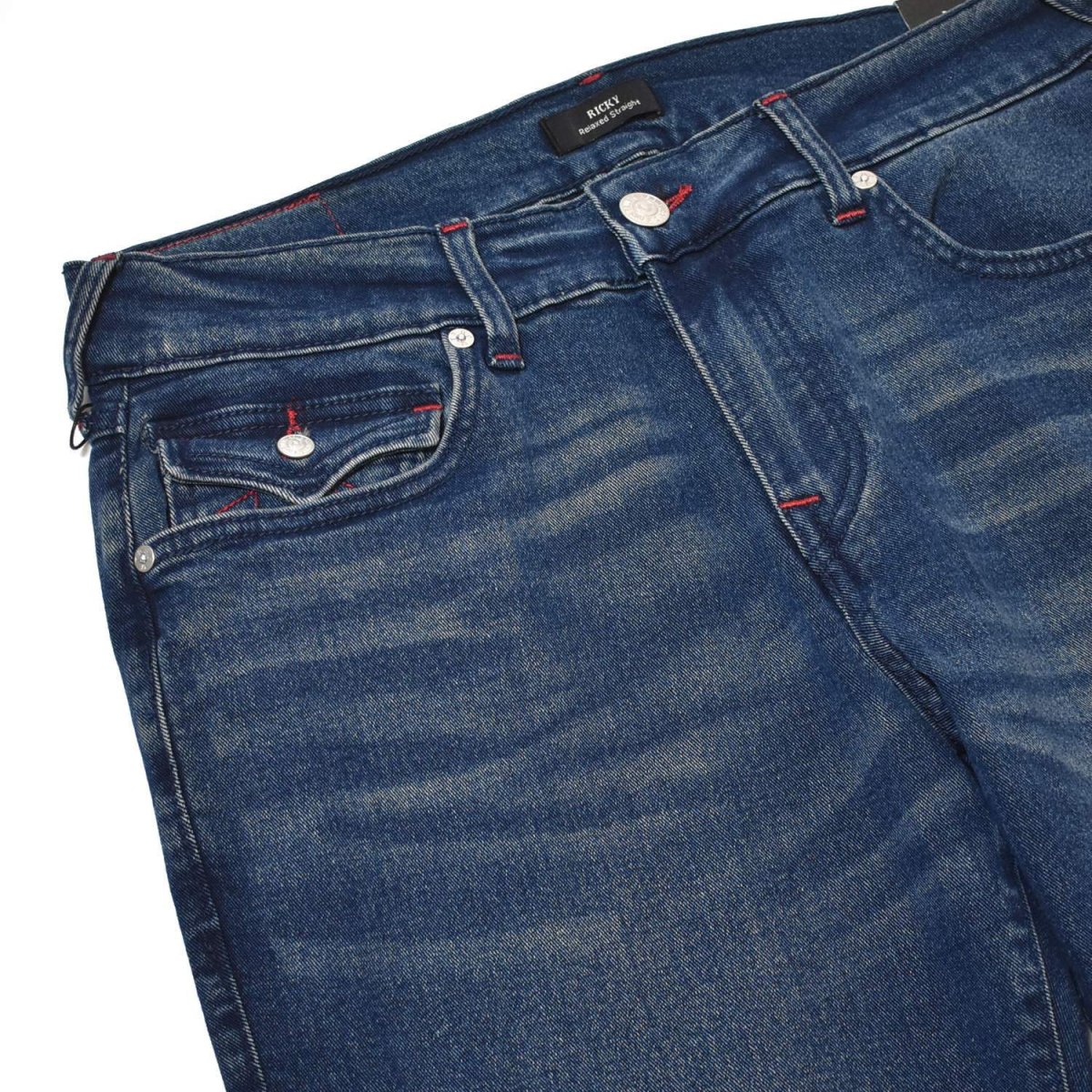 画像6: True Religion Ricky Flap Straight Jeans - Dark Shivering Wash / トゥルーレリジョン (6)