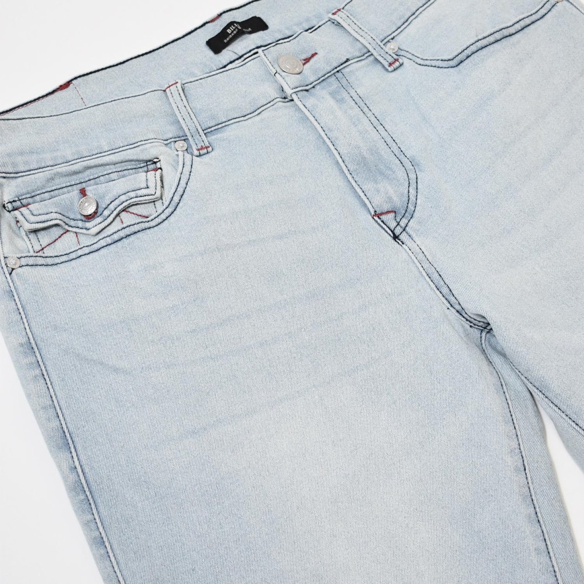 画像6: True Religion Billy Flap Bootcut Jeans - Light Journey Wash / トゥルーレリジョン (6)
