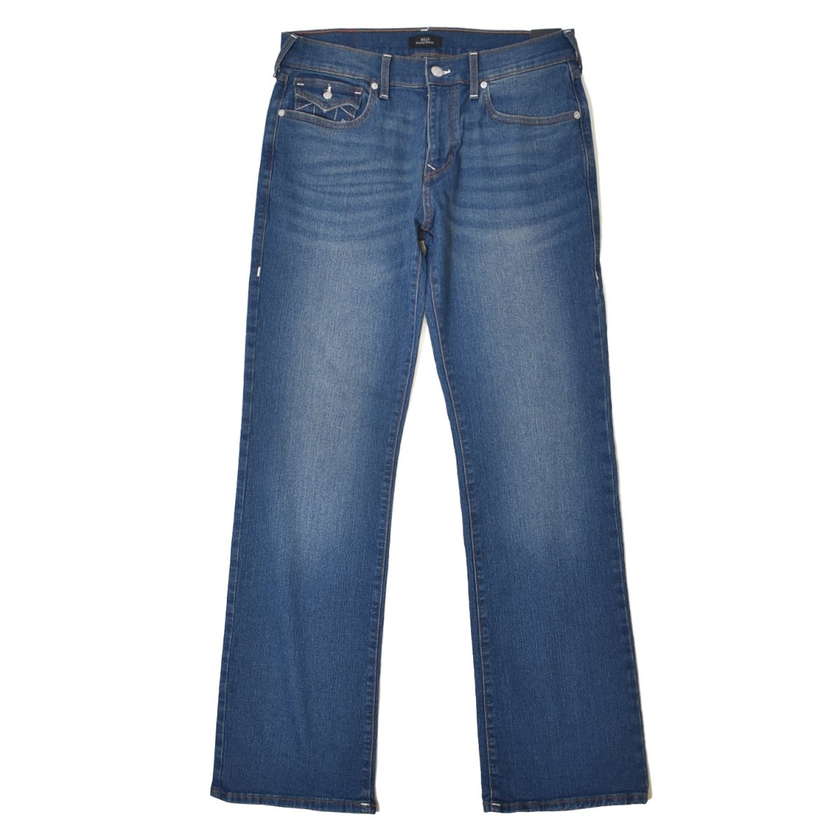 画像2: True Religion Billy Flap Bootcut Jeans - Lunar Shadow Wash / トゥルーレリジョン (2)