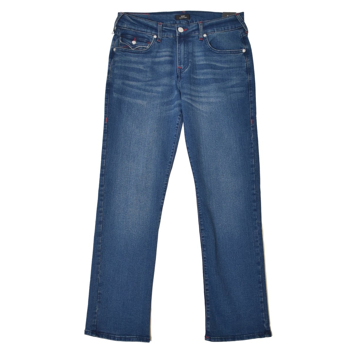 画像2: True Religion Ricky Flap Straight Jeans - Dark Shivering Wash / トゥルーレリジョン (2)