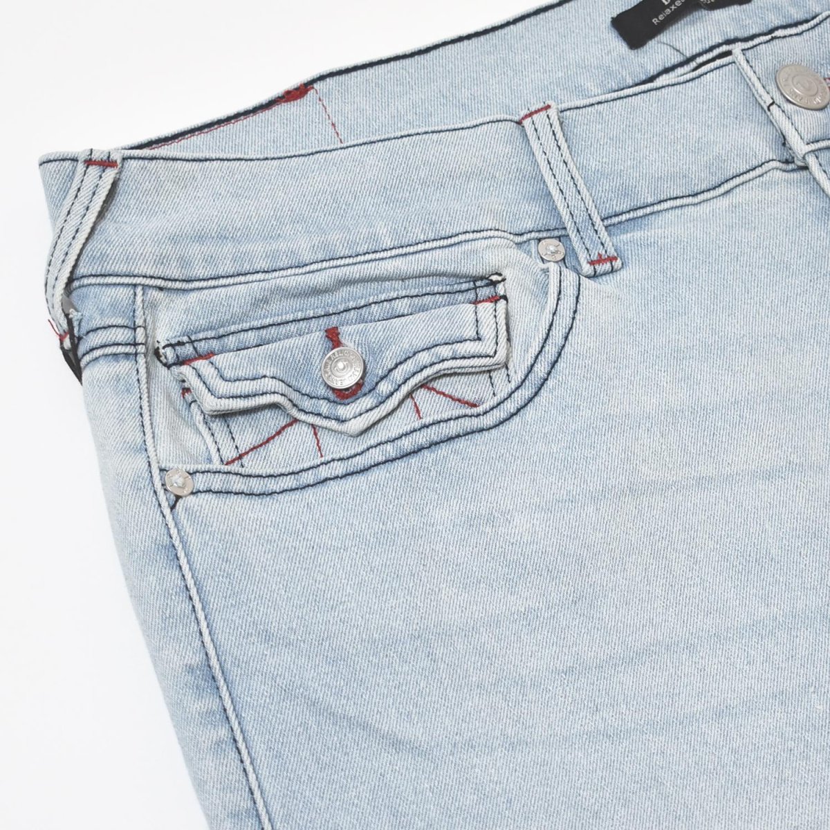 画像7: True Religion Billy Flap Bootcut Jeans - Light Journey Wash / トゥルーレリジョン (7)