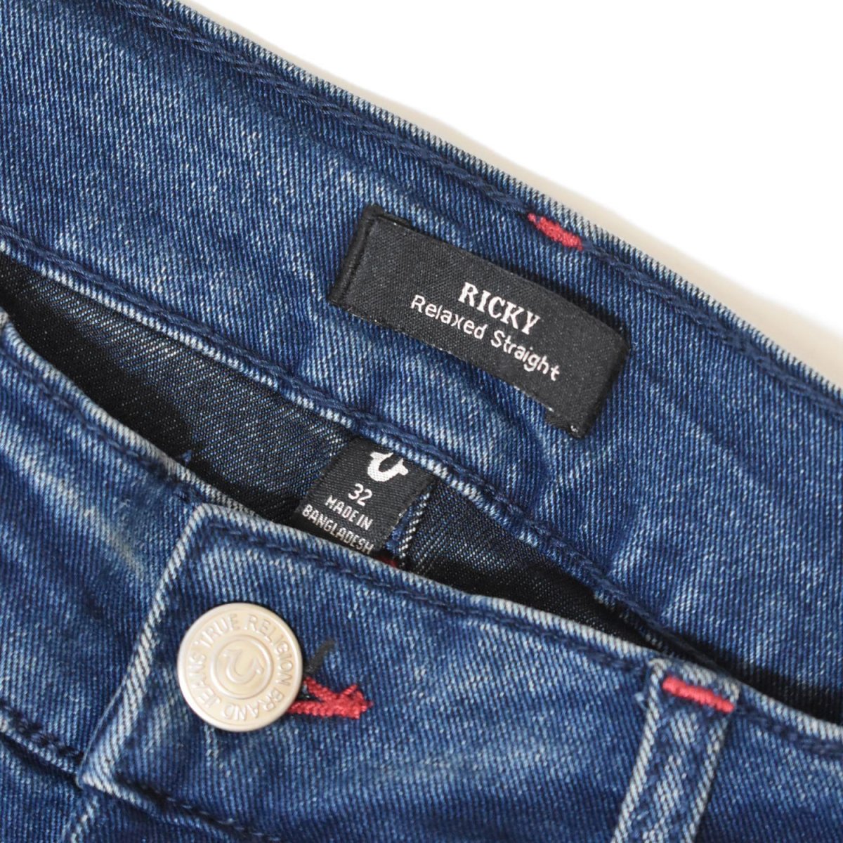 画像5: True Religion Ricky Flap Straight Jeans - Dark Shivering Wash / トゥルーレリジョン (5)
