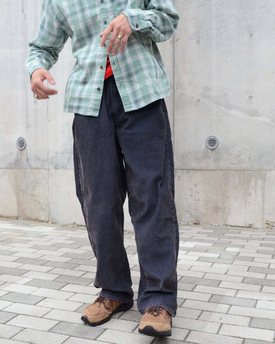 画像8: Levi's 578-0156 Baggy Corduroy Pants - Delft Steelhead / リーバイス 578 バギー コーデュロイ (8)