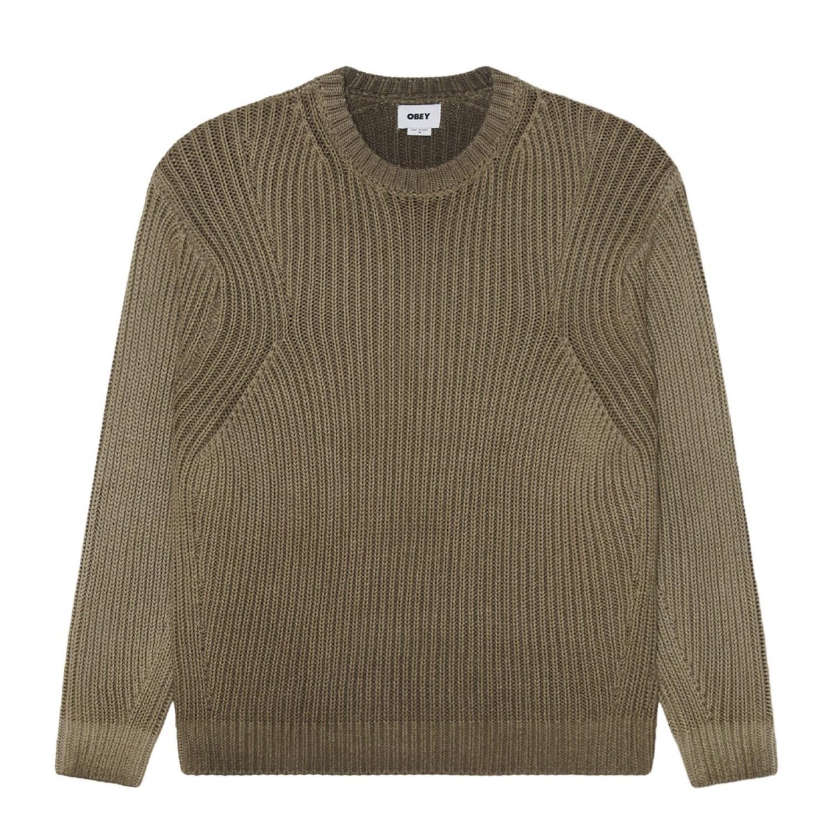 画像1: OBEY Ian Faded Wash Sweater - Wren / オベイ (1)
