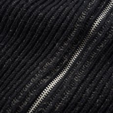 画像4: Butter Goods Club Zip-Thru Knit - Black / バターグッズ (4)