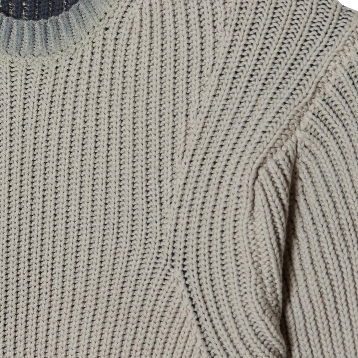 画像3: OBEY Ian Faded Wash Sweater - Grey / オベイ (3)