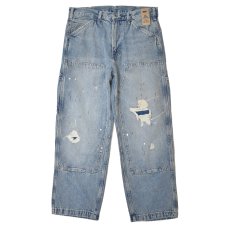 画像1: Levi's 568-0020 Loose Straight Double Knee Denim - Diving Ducks / リーバイス 568 ダブルニー デニム ジーンズ (1)