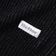 画像2: Butter Goods Club Zip-Thru Knit - Black / バターグッズ (2)