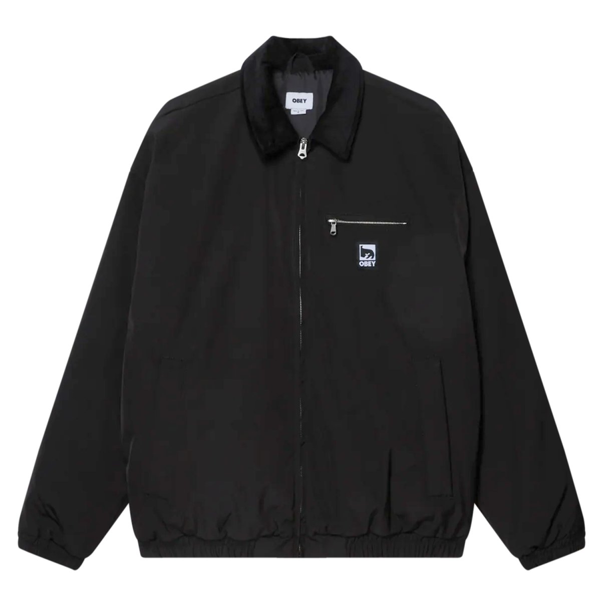 画像1: OBEY Elysian Jacket - Black / オベイ (1)