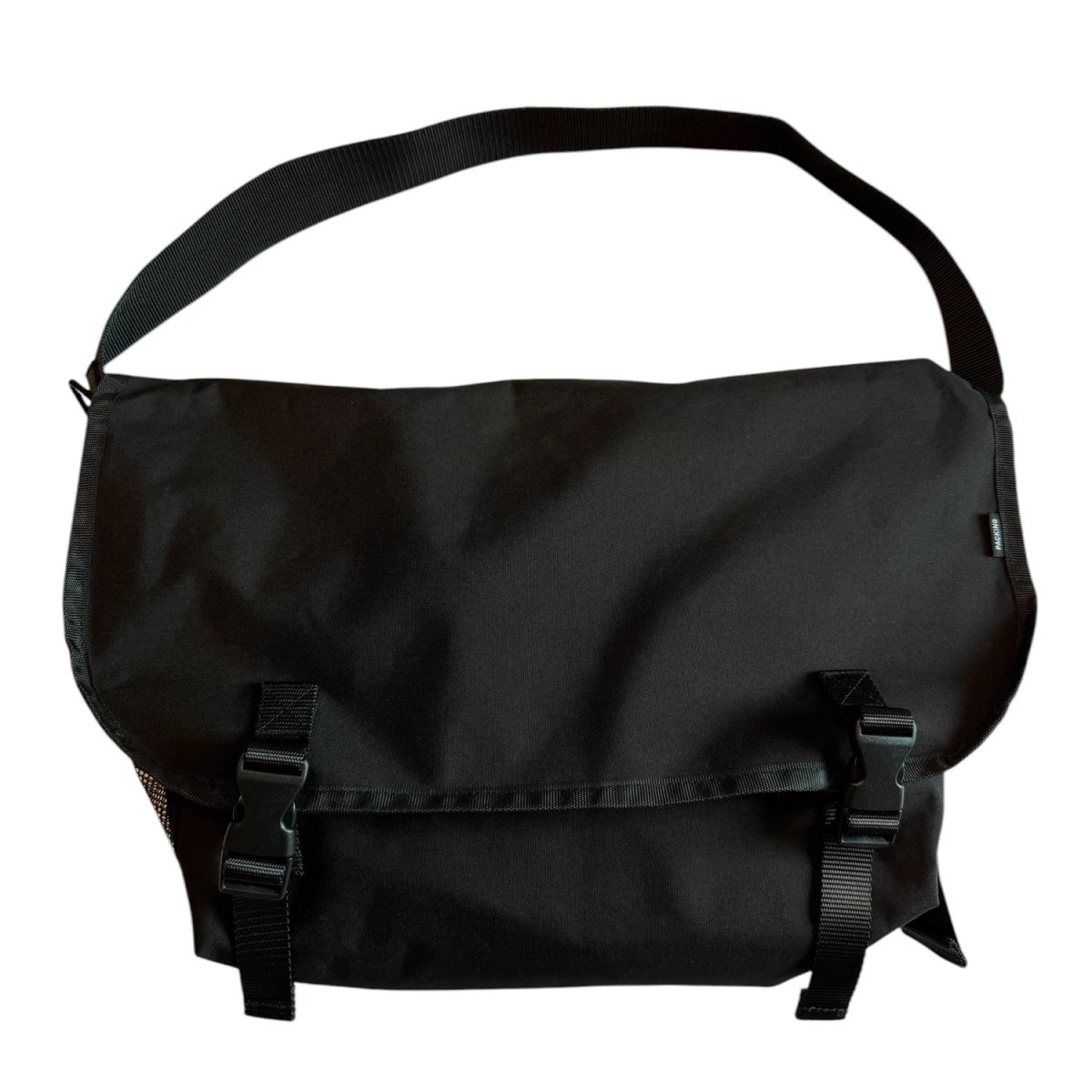 画像1: PACKING PA-064 Daily Messenger - Black / パッキング メッセンジャーバッグ (1)