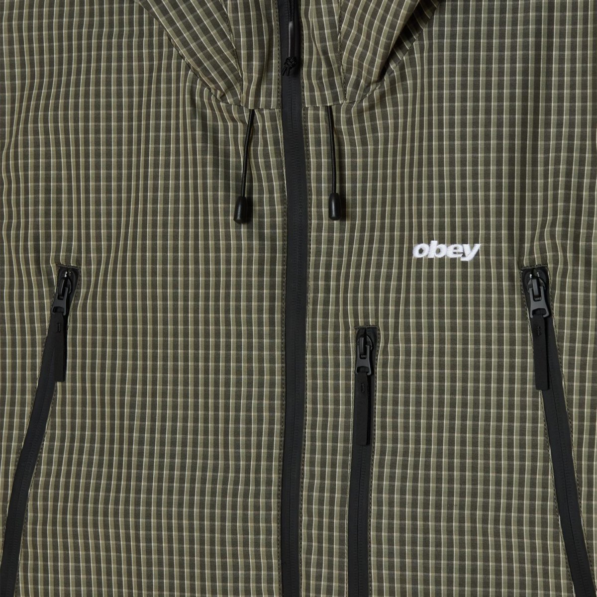 画像3: OBEY Obsidian Jacket - Vetiver Plaid / オベイ (3)