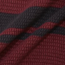 画像4: Calvin Klein Jeans Stripe Cotton Sweater - RedｘBrown (4)