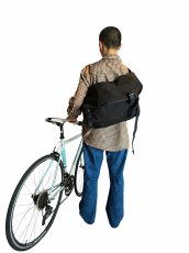 画像8: PACKING PA-064 Daily Messenger - Black / パッキング メッセンジャーバッグ (8)
