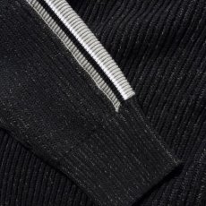 画像3: Butter Goods Club Zip-Thru Knit - Black / バターグッズ (3)