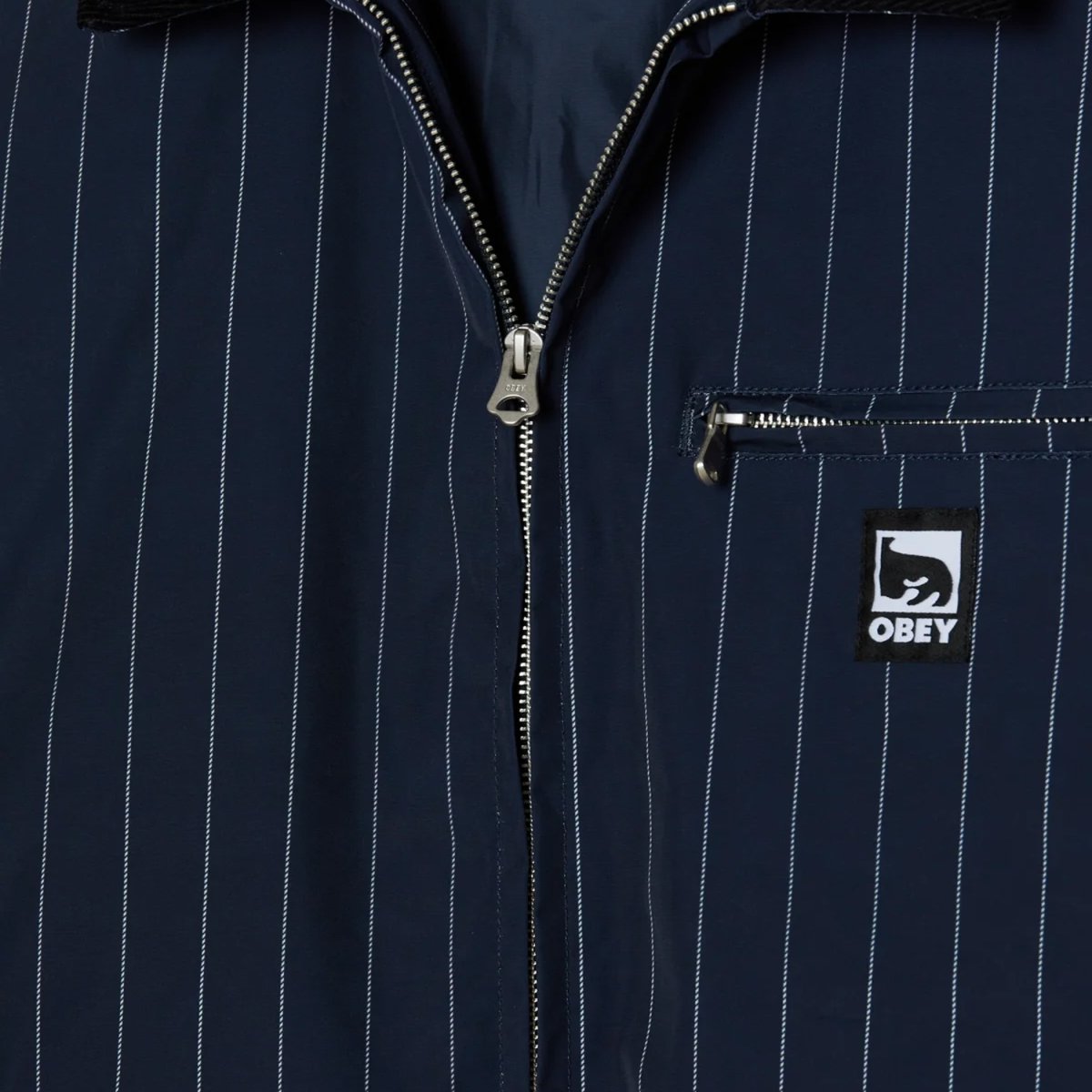 画像3: OBEY Elysian Jacket - Navy Multi / オベイ (3)