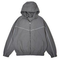画像1: Shaka Wear Wind Opps Reflective Hoodie - Shadow / シャカウェア ナイロン リフレクティブ フーディ (1)