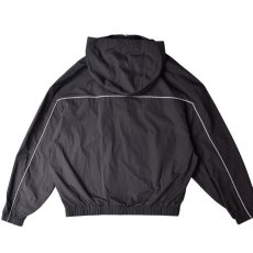 画像2: Shaka Wear Wind Opps Reflective Hoodie - Black / シャカウェア ナイロン リフレクティブ フーディ (2)