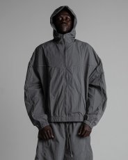 画像7: Shaka Wear Wind Opps Reflective Hoodie - Shadow / シャカウェア ナイロン リフレクティブ フーディ (7)