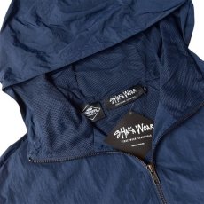 画像3: Shaka Wear Wind Opps Reflective Hoodie - Navy / シャカウェア ナイロン リフレクティブ フーディ (3)