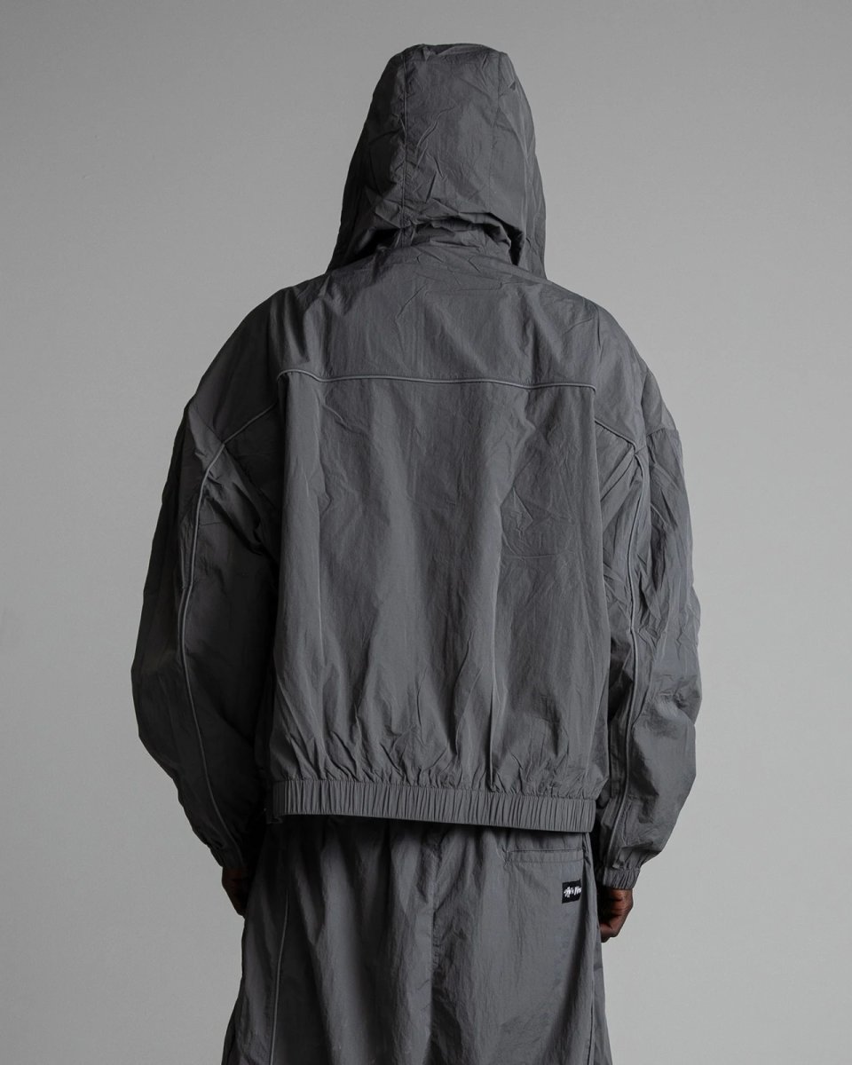 画像9: Shaka Wear Wind Opps Reflective Hoodie - Shadow / シャカウェア ナイロン リフレクティブ フーディ (9)