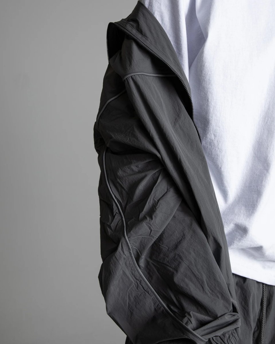 画像10: Shaka Wear Wind Opps Reflective Hoodie - Shadow / シャカウェア ナイロン リフレクティブ フーディ (10)