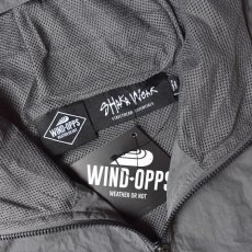 画像3: Shaka Wear Wind Opps Reflective Hoodie - Shadow / シャカウェア ナイロン リフレクティブ フーディ (3)