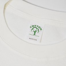 画像3: Cotton Collective 7.0oz Waffle L/S Tee - Blanc White / コットンコレクティブ ワッフル サーマル (3)