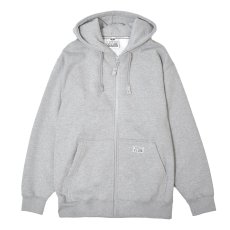 画像1: PRO CLUB Heavyweight Full Zip Fleece Hoodie - Heather Gray / プロクラブ ヘビーウェイト フルジップ フリースフーディ (1)