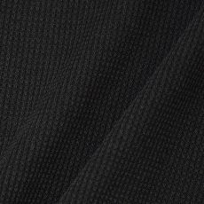 画像4: Cotton Collective 7.0oz Waffle L/S Tee - Limo Black / コットンコレクティブ ワッフル サーマル (4)