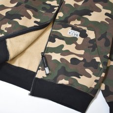 画像5: PRO CLUB Heavyweight Full Zip Fleece Hoodie - Green Camo / プロクラブ ヘビーウェイト フルジップ フリースフーディ (5)