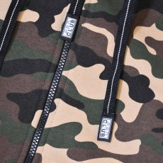 画像7: PRO CLUB Heavyweight Full Zip Fleece Hoodie - Green Camo / プロクラブ ヘビーウェイト フルジップ フリースフーディ (7)