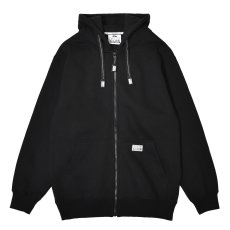 画像1: PRO CLUB Heavyweight Full Zip Fleece Hoodie - Black / プロクラブ ヘビーウェイト フルジップ フリースフーディ (1)