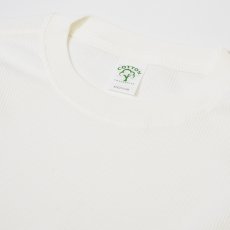 画像2: Cotton Collective 7.0oz Waffle L/S Tee - Blanc White / コットンコレクティブ ワッフル サーマル (2)