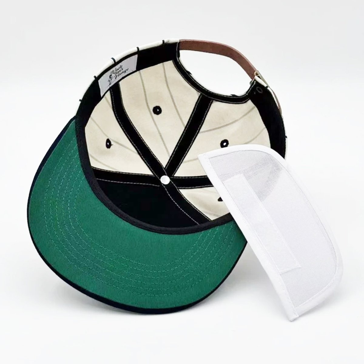 画像5: Uncle Jay's Vintage New York Yankees Twill Pinstripe Cap - WhiteｘNavy (5)