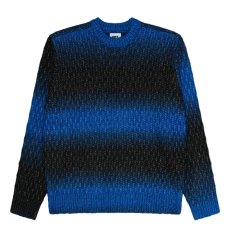 画像1: OBEY Haze Gradient Sweater - Blue Multi / オベイ (1)