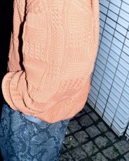 画像10: RAWDRIP Panel Pattern Crew Knit - Orange (10)