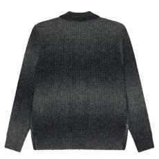 画像2: OBEY Anton Gradient Cardigan - Charcoal Multi / オベイ (2)