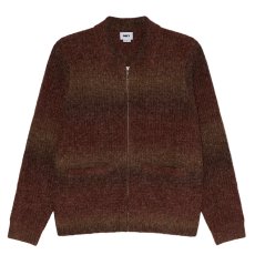 画像1: OBEY Anton Gradient Cardigan - Brown Multi / オベイ (1)