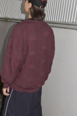 画像9: RAWDRIP Panel Pattern Crew Knit - Brown (9)