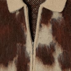 画像3: OBEY Cow Pattern Zip Sweater - Cow Multi / オベイ (3)