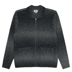 画像1: OBEY Anton Gradient Cardigan - Charcoal Multi / オベイ (1)