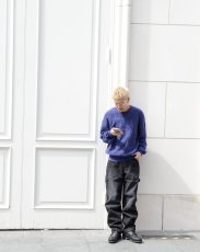 画像7: RAWDRIP Panel Pattern Crew Knit - Navy (7)