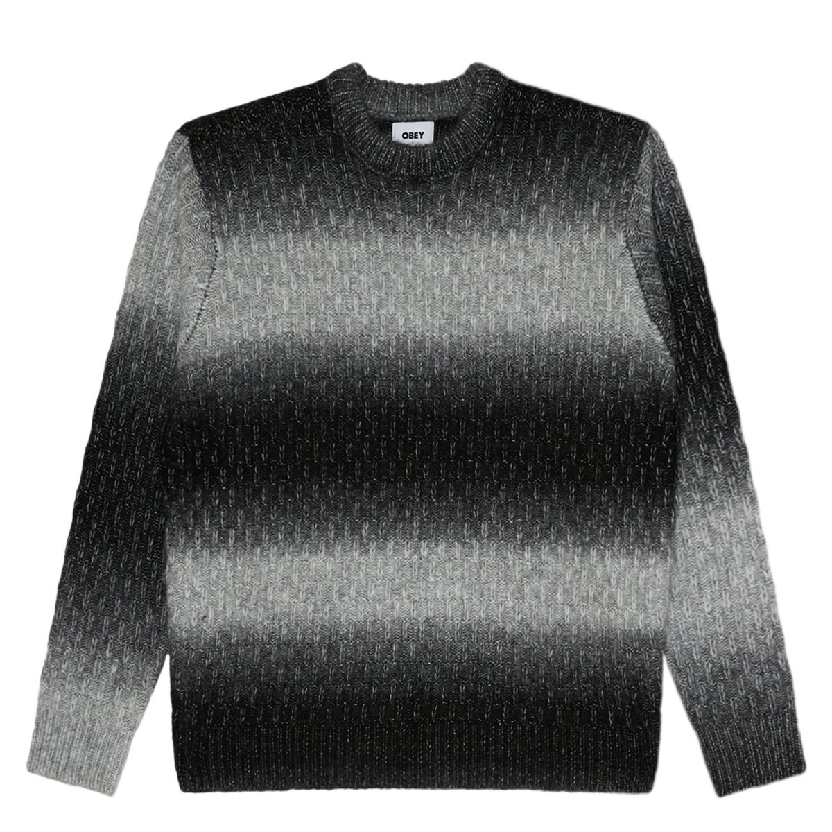 画像1: OBEY Haze Gradient Sweater - Black Multi / オベイ (1)