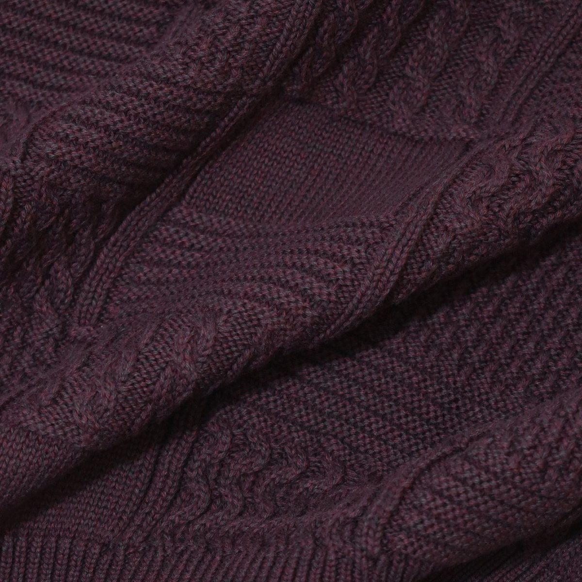 画像4: RAWDRIP Panel Pattern Crew Knit - Brown (4)