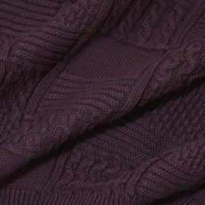 画像4: RAWDRIP Panel Pattern Crew Knit - Brown (4)