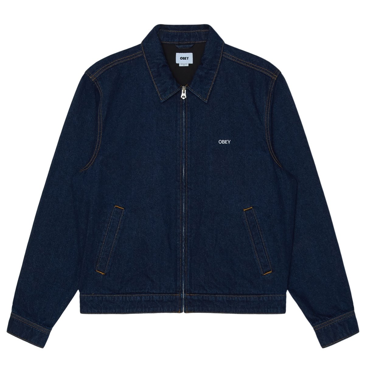 画像1: OBEY Workshop Jacket - Rinse Indigo / オベイ (1)