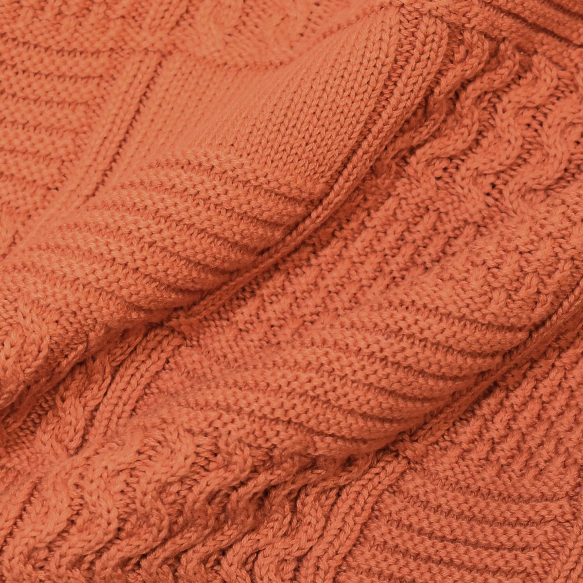 画像4: RAWDRIP Panel Pattern Crew Knit - Orange (4)