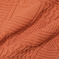 画像4: RAWDRIP Panel Pattern Crew Knit - Orange (4)