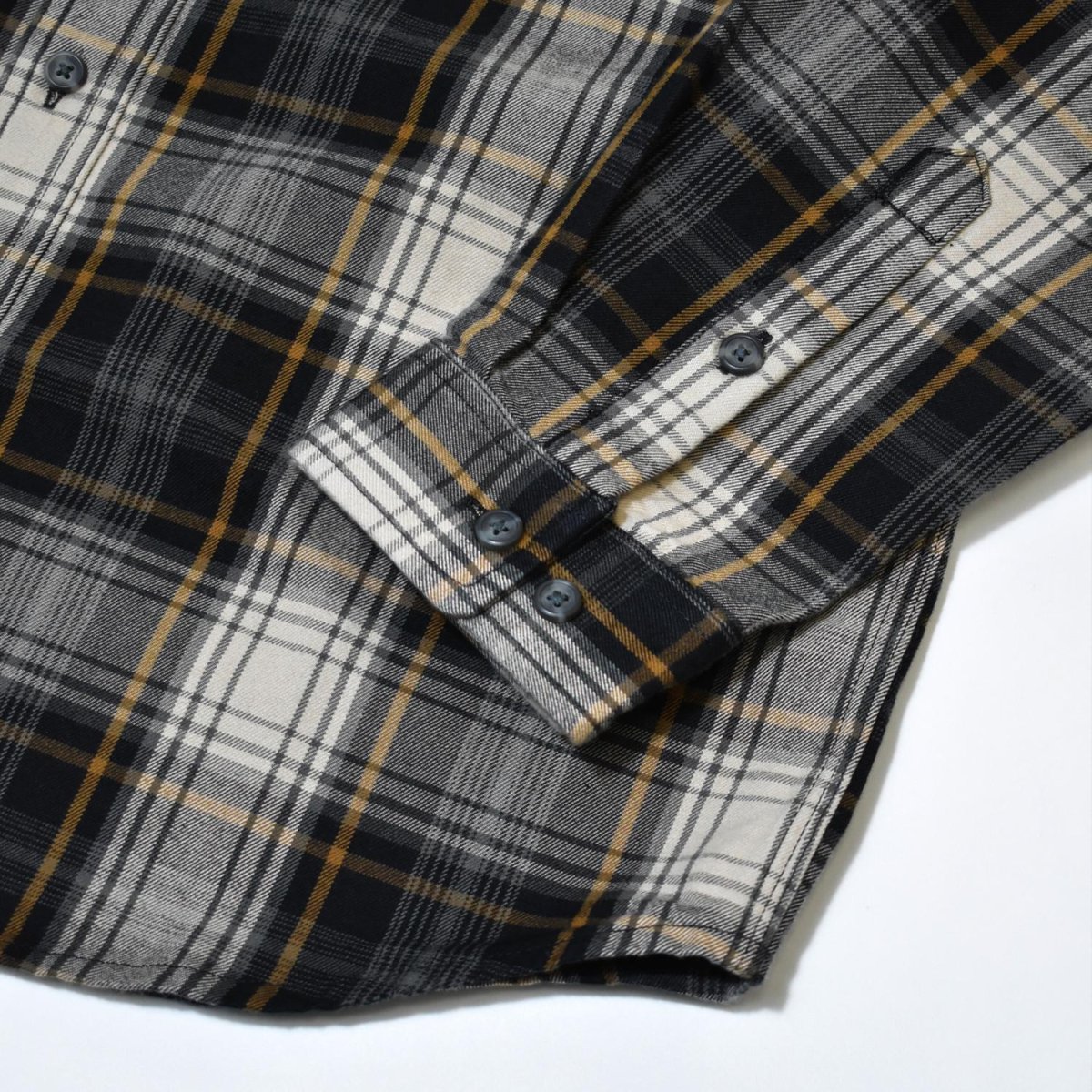 画像5: Carhartt 107013 Loose Fit Heavyweight Flannel L/S Plaid Shirts - Black / カーハート ヘビーウェイト フランネルシャツ (5)