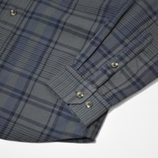 画像5: Carhartt 107012 Fort Loose L/S Check Shirts - NavyｘDeep Smoke Blue / カーハート ルーズフィット チェックシャツ (5)